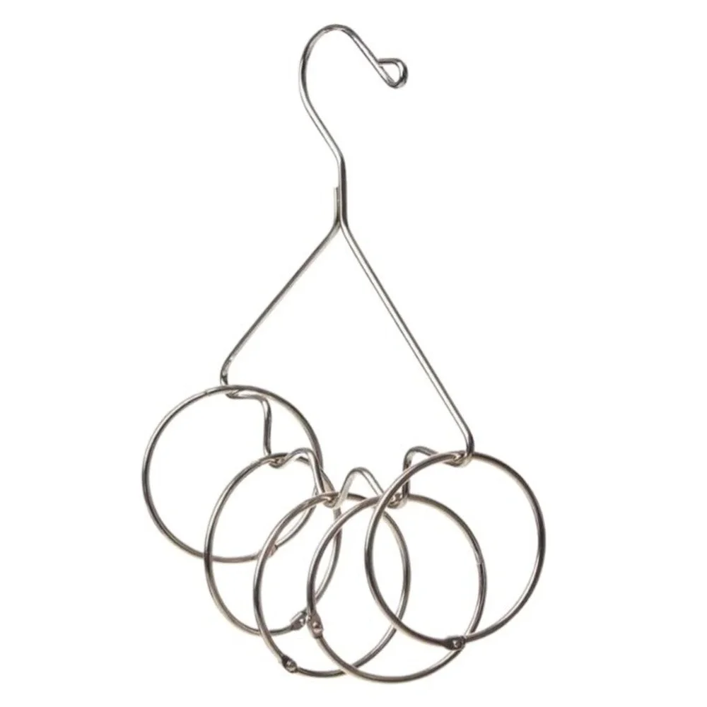 Accessory Organizer Hang Silver Open Ring‎ Purchase Scarves Belts Ties Jewelry